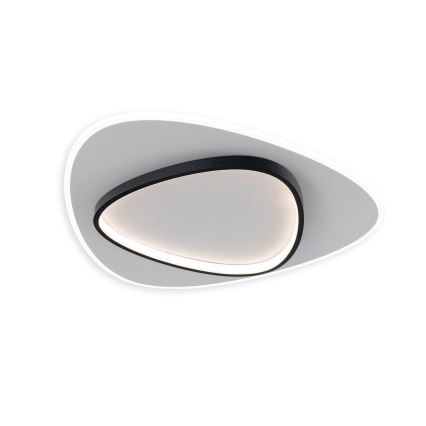 Brilagi - dimmbare LED-Deckenleuchte FLARE LED/70W/230V 3000-6000K 55x55 cm weiß/schwarz + Fernbedienung