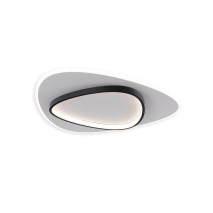 Brilagi - dimmbare LED-Deckenleuchte FLARE LED/70W/230V 3000-6000K 55x55 cm weiß/schwarz + Fernbedienung