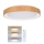 Brilagi - LED-dimmbare Deckenleuchte FLOCO LED/48W/230V Ø 40 cm Holzdekor/weiß + Fernbedienung