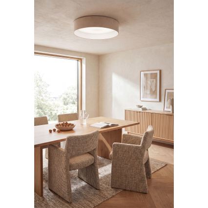 Brilagi - Dimmbare LED-Deckenleuchte VELVET SMARTIX STARS LED/24W/230V 3000-6000K Ø 45 cm cremefarben Wi-Fi Tuya Beacon + Fernbedienung
