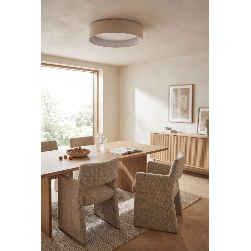 Brilagi - Dimmbare LED-Deckenleuchte VELVET SMARTIX STARS LED/24W/230V 3000-6000K Ø 45 cm cremefarben Wi-Fi Tuya Beacon + Fernbedienung