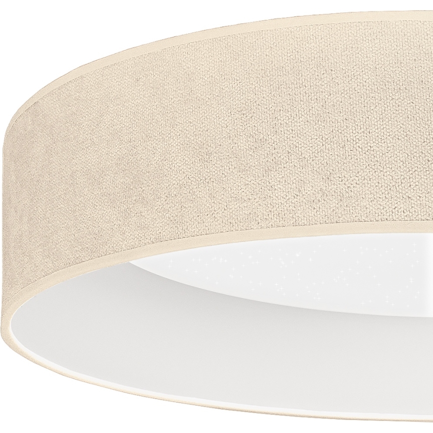 Brilagi - Dimmbare LED-Deckenleuchte VELVET SMARTIX STARS LED/24W/230V 3000-6000K Ø 45 cm cremefarben Wi-Fi Tuya Beacon + Fernbedienung