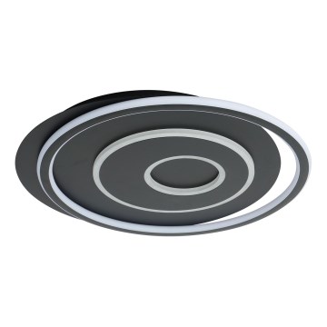 Brilagi - LED-dimmbare Deckenleuchte IRIS, 83 W, 230 V, 3000–6000 K, 46 x 50 cm, schwarz + Fernbedienung