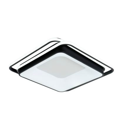 Brilagi - dimmbare LED-Deckenleuchte IRIS LED/102W/230V 3000-6000K 50x50 cm schwarz + Fernbedienung