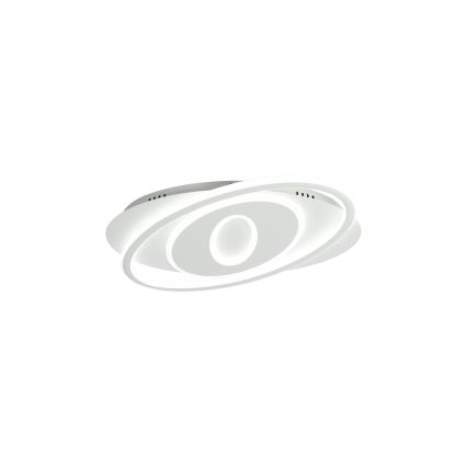Brilagi - dimmbare LED-Deckenleuchte IRIS LED/78W/230V 3000-6000K 37x49 cm weiß + Fernbedienung