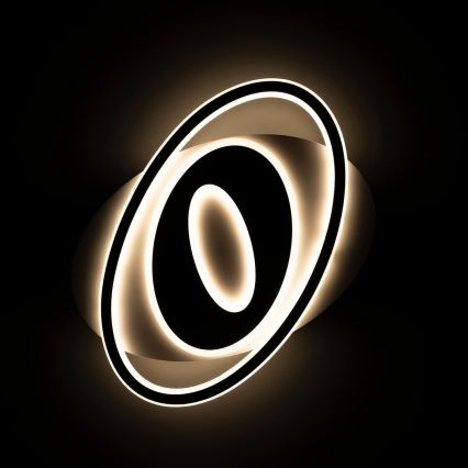 BRILAGI - dimmbare LED-Deckenleuchte IRIS LED/78W/230V 3000-6000K 37x49 cm weiß + Fernbedienung