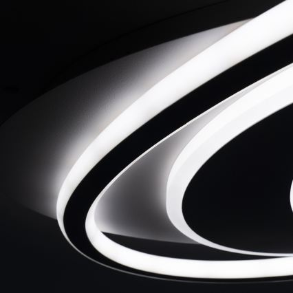 BRILAGI - dimmbare LED-Deckenleuchte IRIS LED/78W/230V 3000-6000K 37x49 cm weiß + Fernbedienung