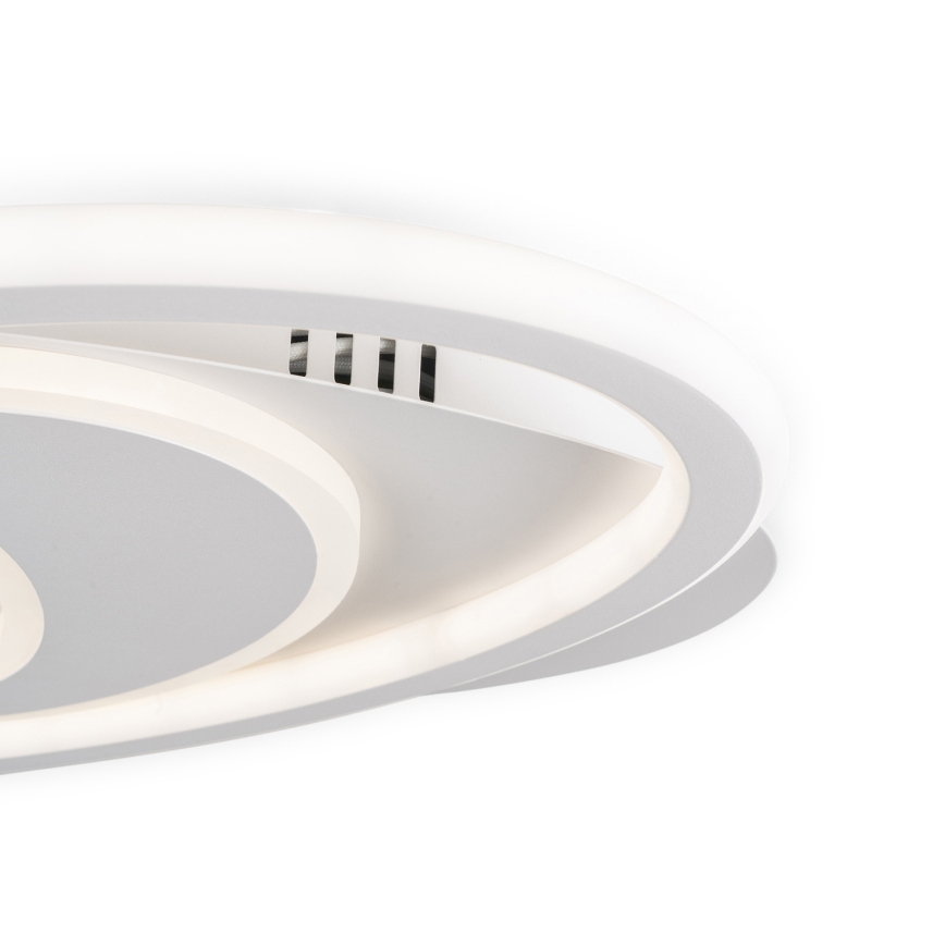 BRILAGI - dimmbare LED-Deckenleuchte IRIS LED/78W/230V 3000-6000K 37x49 cm weiß + Fernbedienung