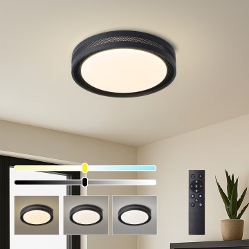 Brilagi - LED-dimmbare Deckenleuchte KREON LED/54W/230V 3000-6000K weiß Ø 38 cm + Fernbedienung
