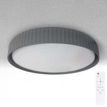 Brilagi - LED-dimmbare Deckenleuchte LUCIA LED/48W/2300V 3000-6500K Ø 41 cm grau + Fernbedienung