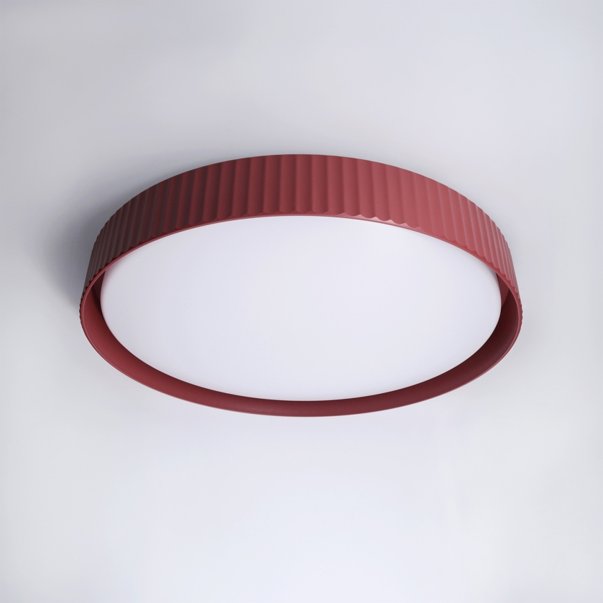Brilagi - Dimmbare LED-Deckenleuchte LUCIA LED/60W/230V 3000–6500K Ø 59 cm rot + Fernbedienung
