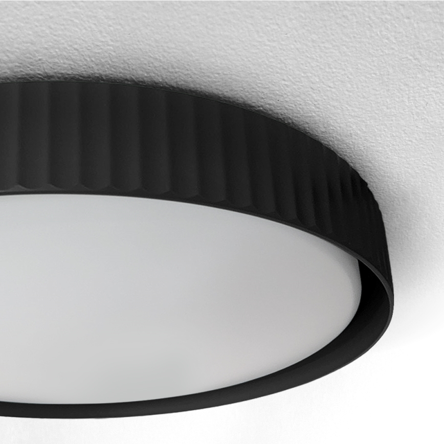 Brilagi - dimmbare LED-Deckenleuchte LUCIA LED/60W/230V 3000–6500K Ø 59 cm schwarz + Fernbedienung
