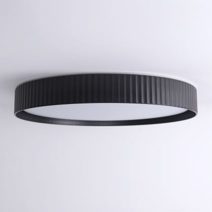 Brilagi - dimmbare LED-Deckenleuchte LUCIA LED/60W/230V 3000–6500K Ø 59 cm schwarz + Fernbedienung