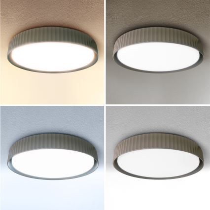 Brilagi - dimmbar LED-Deckenleuchte LUCIA LED/60W/230V 3000-6500K Ø 59 cm Taupe + Fernbedienung
