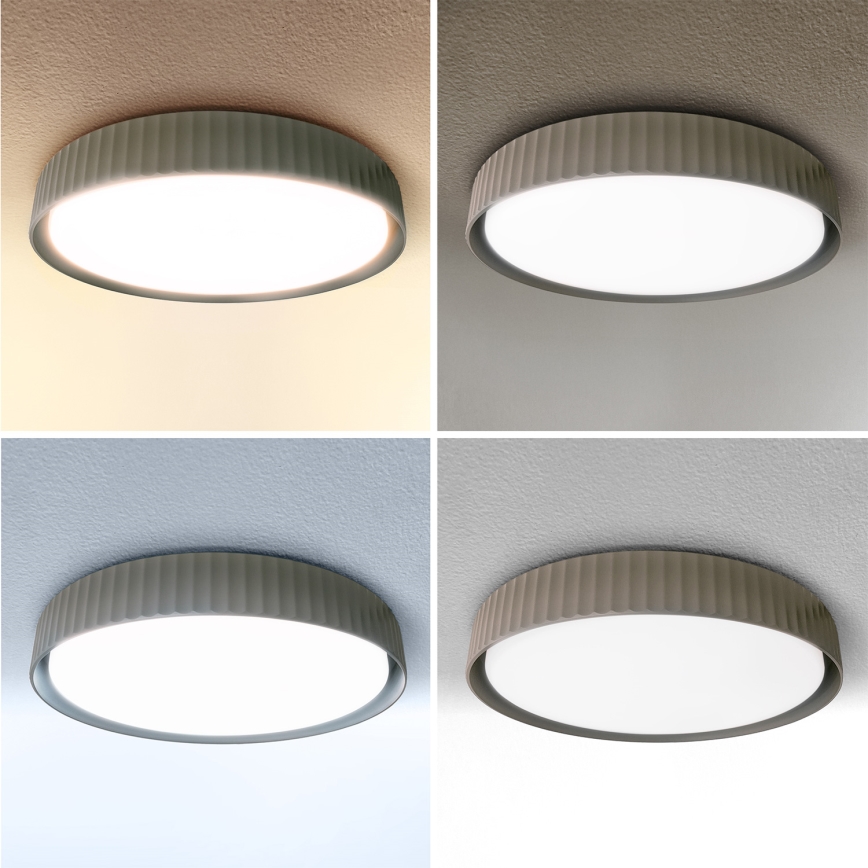 Brilagi - dimmbar LED-Deckenleuchte LUCIA LED/60W/230V 3000-6500K Ø 59 cm Taupe + Fernbedienung