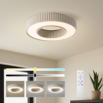 Brilagi - LED dimmbare Deckenleuchte LUMIX LED/48W/230V 3000-6000K beige Ø 50 cm + Fernbedienung