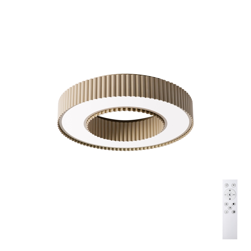 Brilagi - LED dimmbare Deckenleuchte LUMIX LED/48W/230V 3000-6000K beige Ø 50 cm + Fernbedienung