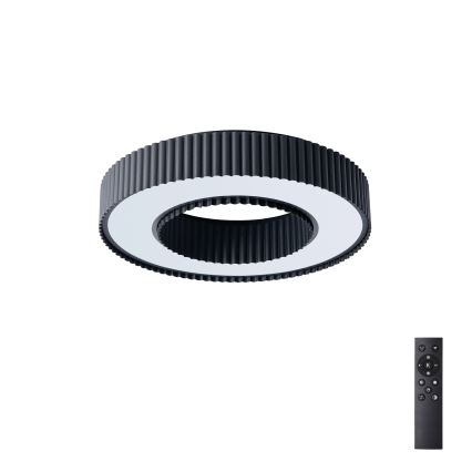 Brilagi - Dimmbare LED-Deckenleuchte LUMIX LED/48W/230V 3000–6000 K schwarz Ø 50 cm + Fernbedienung