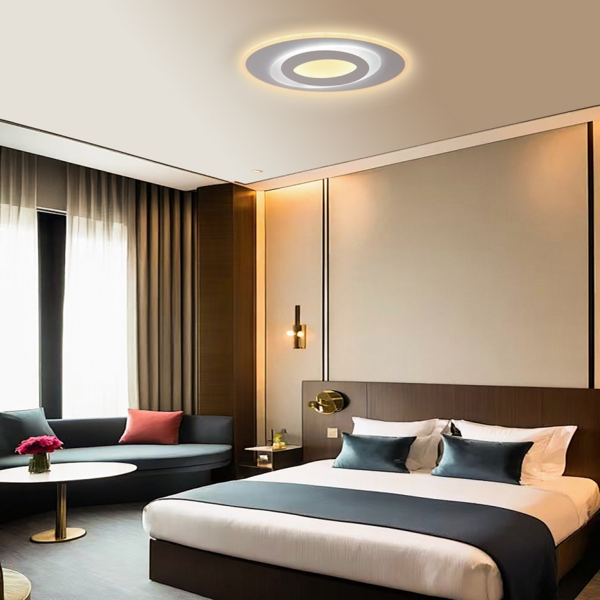 Brilagi - Dimmbare LED-Deckenleuchte MODERN LED/45W/230V 3000-6000K 20x40 cm + Fernbedienung