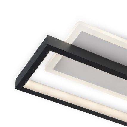 BRILAGI - LED dimmbare Deckenleuchte OUTLINE LED/66W/230V 3000-6000K 15x60 cm weiß/schwarz + Fernbedienung