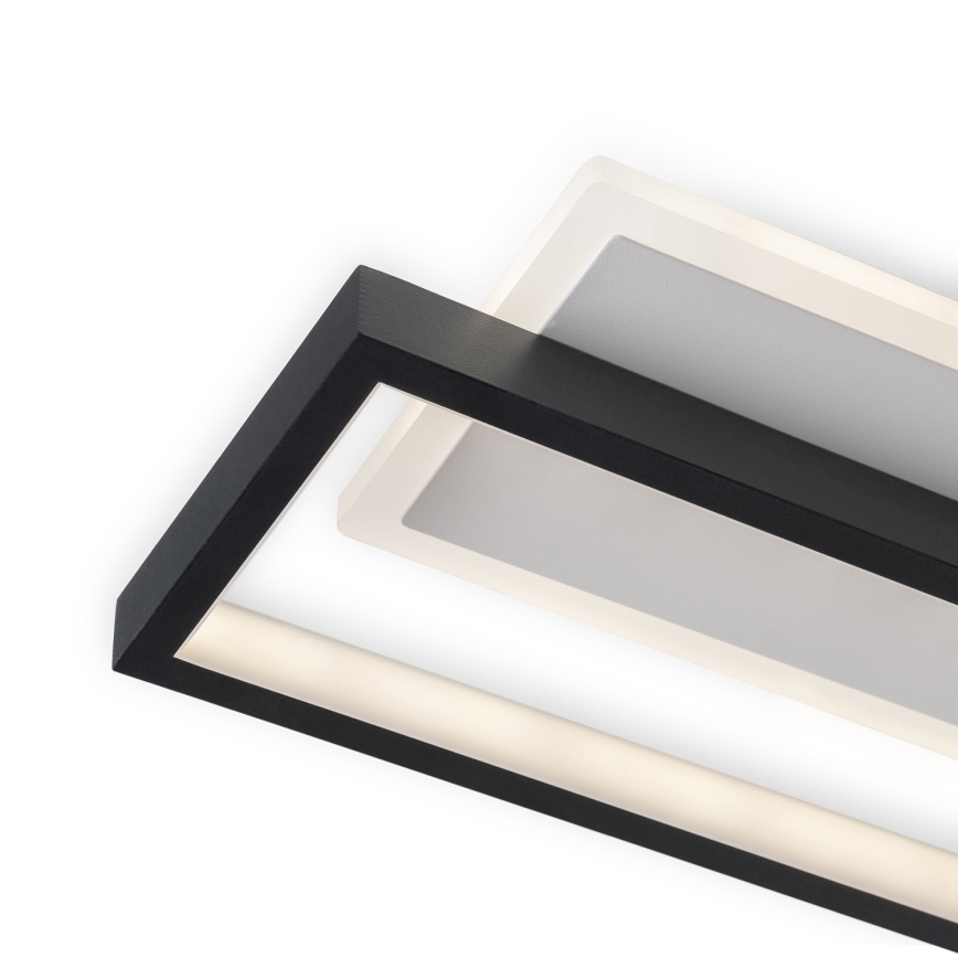 BRILAGI - LED dimmbare Deckenleuchte OUTLINE LED/66W/230V 3000-6000K 15x60 cm weiß/schwarz + Fernbedienung