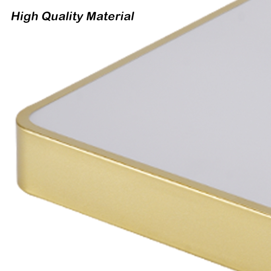 Brilagi - dimmbare LED-Deckenleuchte POOL LED/36W/230V 3000-6000K 40x40 cm goldfarben + mit Fernbedienung