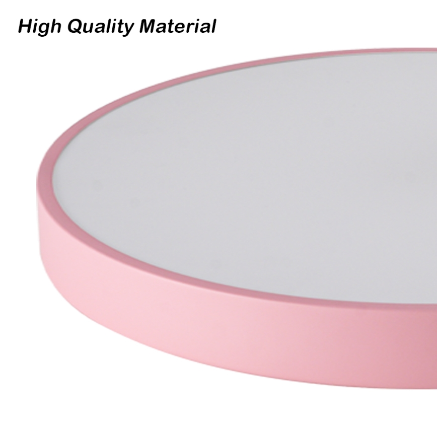 Brilagi - LED dimmbare Deckenleuchte POOL LED/48W/230V 3000-6000K Durchmesser 40 cm rosa + Fernbedienung