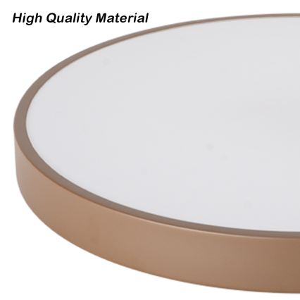 Brilagi - LED-dimmbare Deckenleuchte POOL LED/60W/230V 3000-6000K Ø 60 cm braun + Fernbedienung