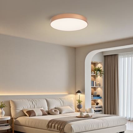 BRILAGI - dimmbare LED-Deckenleuchte POOL LED/60W/230V 3000-6000K Ø 60 cm Bronze + Fernbedienung
