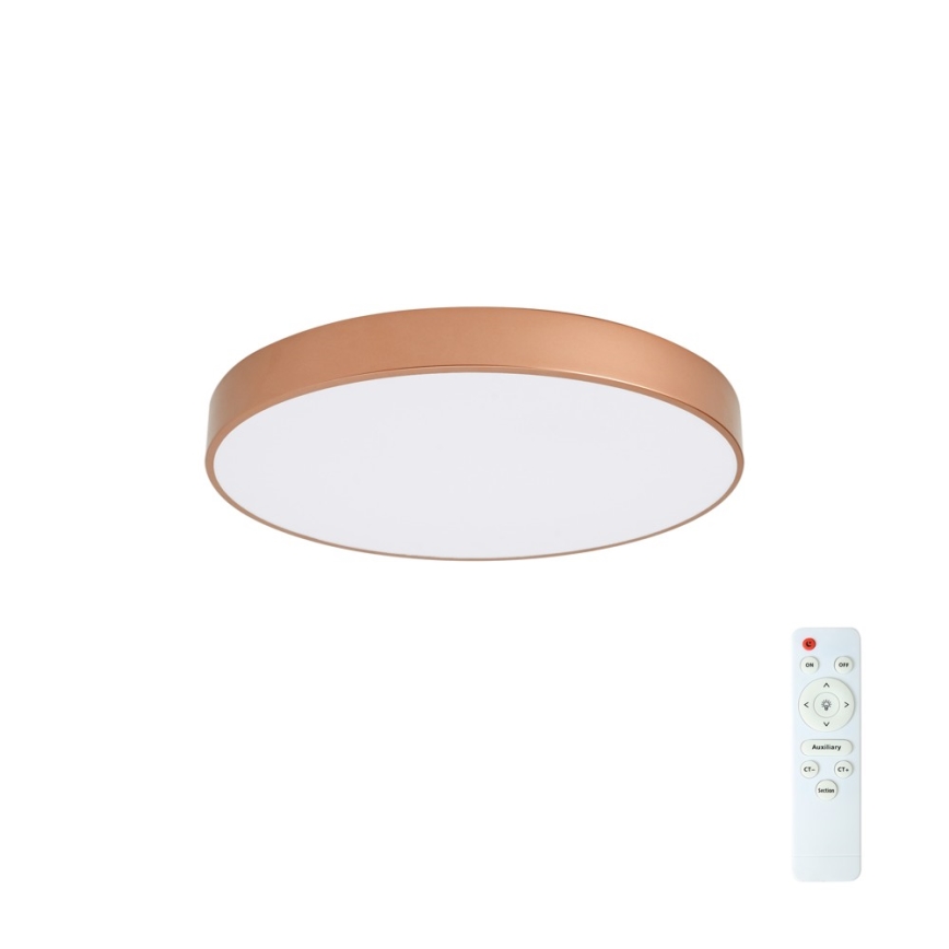 BRILAGI - dimmbare LED-Deckenleuchte POOL LED/60W/230V 3000-6000K Ø 60 cm Bronze + Fernbedienung