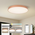BRILAGI - LED-dimmbare Deckenleuchte POOL SMART LED/100W/230V 3000-6000K Ø 80 cm Wi-Fi Tuya kupferfarben + Fernbedienung