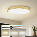 Brilagi - LED-dimmbare Deckenleuchte POOL SMART LED/180W/230V 3000-6000K 120 cm goldfarben Wi-Fi Tuya + Fernbedienung