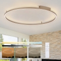 Brilagi - LED-dimmbare Deckenleuchte PORTOFINO LED/85 W/230 V 3000–6000 K Ø 120 cm beige + Fernbedienung