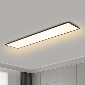 Brilagi - LED dimmbare Deckenleuchte SLIMFRAME LED/58W/230V 120x30 cm 3000-6000K schwarz + Fernbedienung