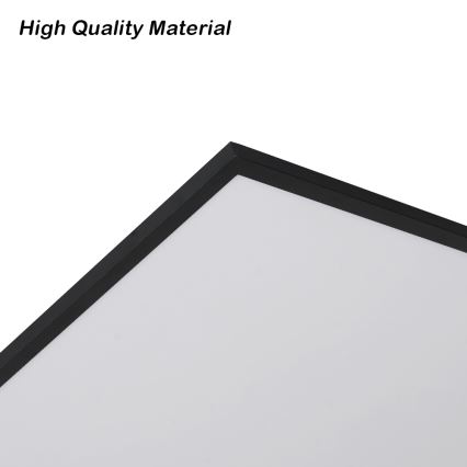 Brilagi - LED-dimmbare Deckenleuchte SLIMFRAME LED/80W/230V 120x60 cm 3000-6000K schwarz + Fernbedienung