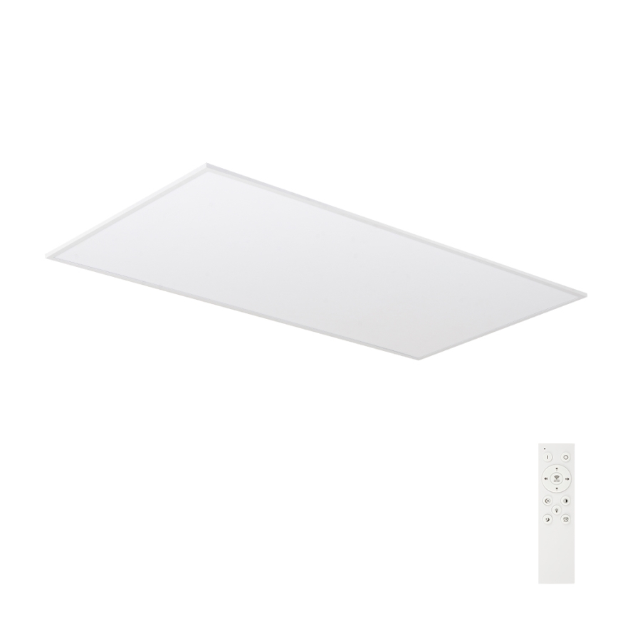 Brilagi - SLIMFRAME dimmbare LED-Deckenleuchte 80W/230V 120x60 cm 3000–6000 K weiß + Fernbedienung