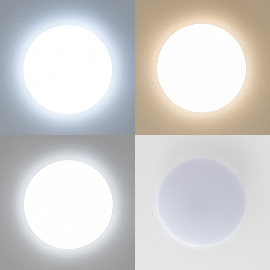 Brilagi - SMART dimmbare LED-Deckenleuchte LED/24W/230V Ø 38 cm 3000-6000K Wi-Fi Tuya Beacon + Fernbedienung