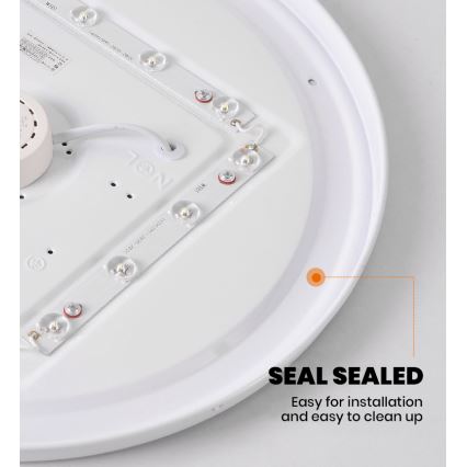 Brilagi - SMART dimmbare LED-Deckenleuchte LED/24W/230V Ø 38 cm 3000-6000K Wi-Fi Tuya Beacon + Fernbedienung