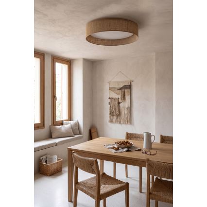Brilagi - LED-dimmbare Deckenleuchte VELVET SMARTIX STARS LED/36W/230V 3000-6000K Ø 55 cm beige Wi-Fi Tuya Beacon + Fernbedienung