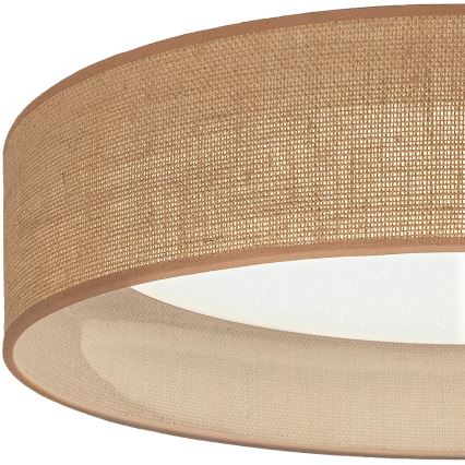 Brilagi - LED-dimmbare Deckenleuchte VELVET SMARTIX STARS LED/36W/230V 3000-6000K Ø 55 cm beige Wi-Fi Tuya Beacon + Fernbedienung