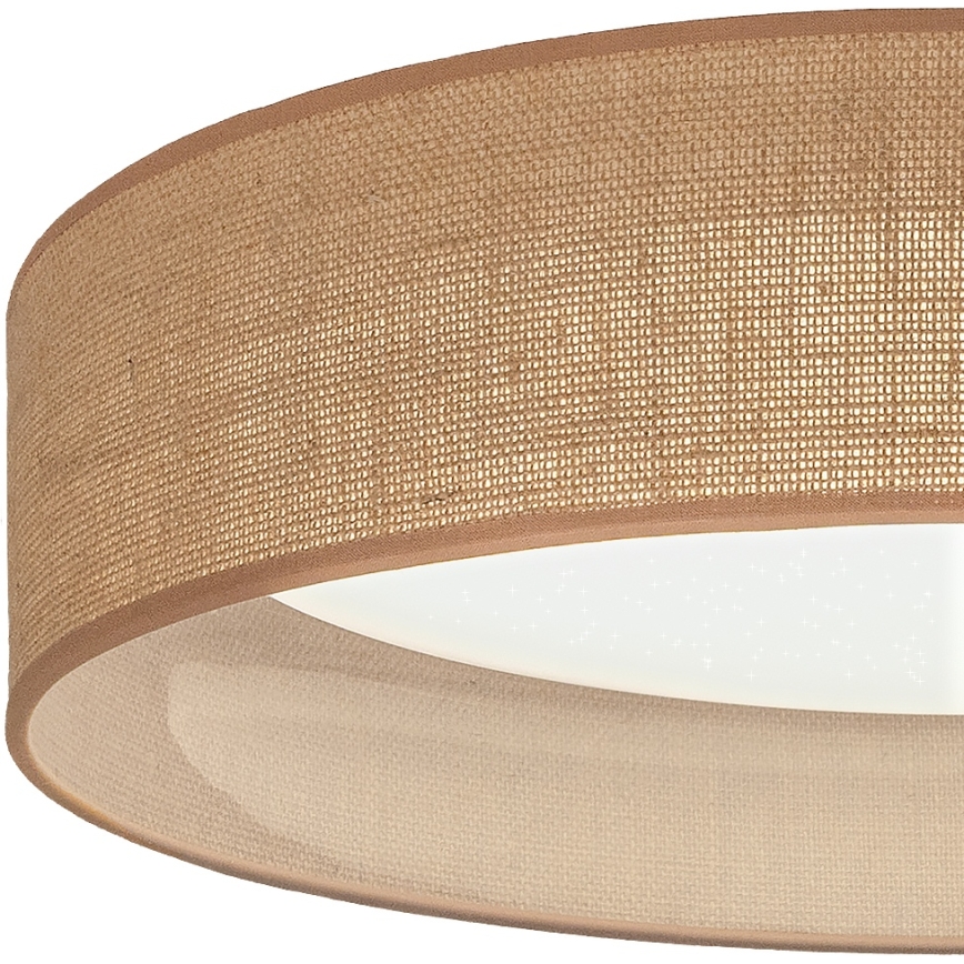 Brilagi - LED-dimmbare Deckenleuchte VELVET SMARTIX STARS LED/36W/230V 3000-6000K Ø 55 cm beige Wi-Fi Tuya Beacon + Fernbedienung