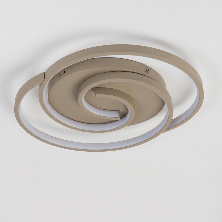 BRILAGI - LED-dimmbare Deckenleuchte VELO LED/70W/230V 3000-6500K 38x47,8 cm beige + Fernbedienung