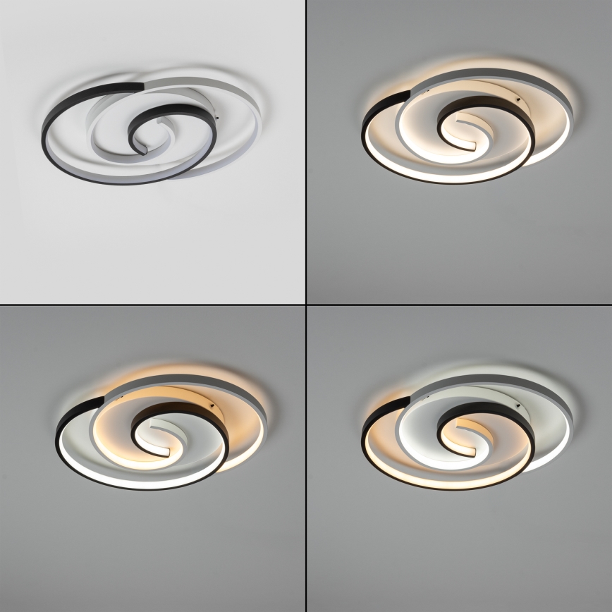 Brilagi - dimmbare LED-Deckenleuchte VELO XL LED/83W/230V 3000-6500K 46,7x59,5 cm + Fernbedienung