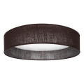 Brilagi - LED-dimmbare Deckenleuchte VELVET SMARTIX LED/24W/230V 3000-6000K Ø 45 cm braun Wi-Fi Tuya Beacon + Fernbedienung