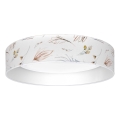 Brilagi - LED dimmbare Deckenleuchte VELVET SMARTIX LED/24W/230V 3000–6000K Ø45 cm weiß mit Blumenmuster Wi‑Fi Tuya Beacon + Fernbedienung
