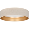 Brilagi - LED-dimmbare Deckenleuchte VELVET SMARTIX LED/36W/230V 3000–6000K Ø 55 cm creme/gold Wi-Fi Tuya Beacon + Fernbedienung