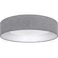 Brilagi - LED-dimmbare Deckenleuchte VELVET SMARTIX LED/36W/230V 3000–6000K Ø 55 cm grau Wi-Fi Tuya Beacon + Fernbedienung