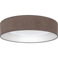 Brilagi - LED dimmbare Deckenleuchte VELVET SMARTIX STARS LED/36 W/230 V 3000-6000 K Ø 55 cm braun Wi-Fi Tuya Beacon + Fernbedienung