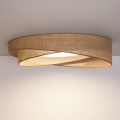 BRILAGI - LED-dimmbare Deckenleuchte VELVET TWIST LED/36W/230V 3000-6000K Ø 65 cm Wi-Fi Tuya Beacon beige + Fernbedienung