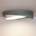 BRILAGI - LED dimmbare Deckenleuchte VELVET TWIST LED/36W/230V 3000-6000K Ø 65 cm Wi-Fi Tuya Beacon grün/weiß + Fernbedienung
